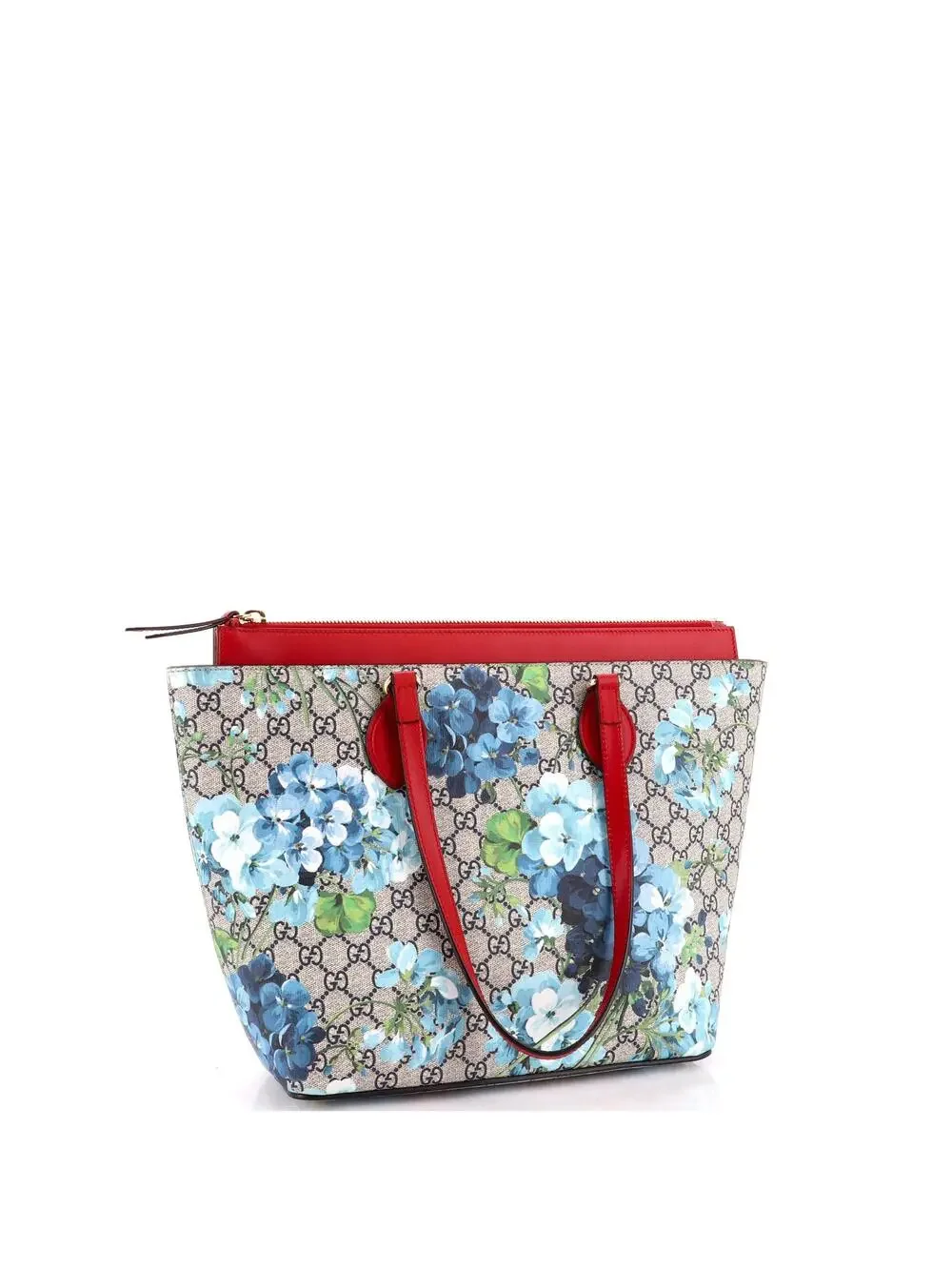 Gucci Linea A Zip Tote Blooms Print Gg #334617G10B